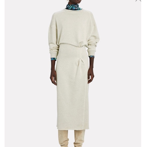 Isabel Marant Dresses & Skirts - 💎NWT Isabel Marant Etoile Meg Sweatshirt Dress, Size 42 (US 10)